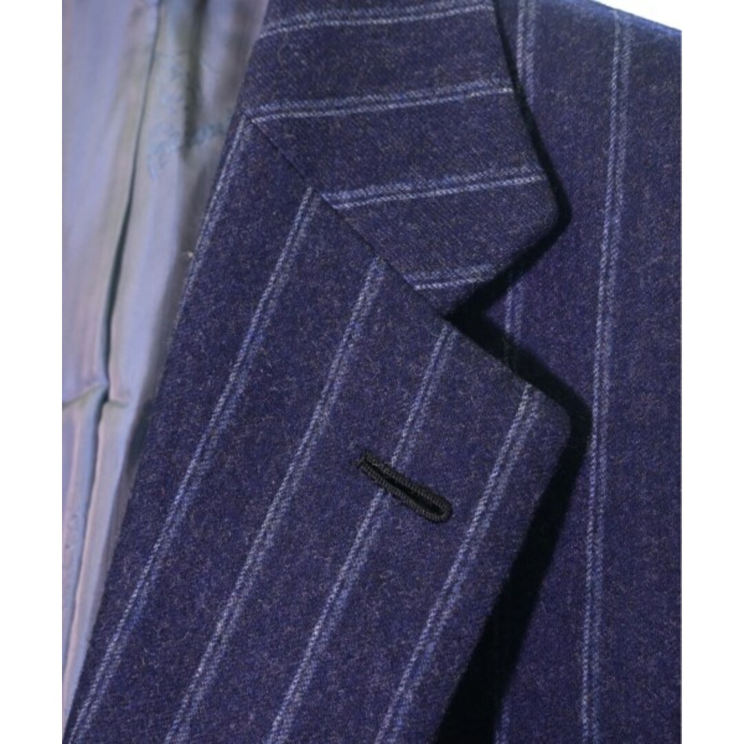 Brioni ブリオーニ テーラードジャケット 48(L位) 紺(ストライプ Brioni ブリオーニ テーラードジャケット 48(L位) 紺(ストライプ