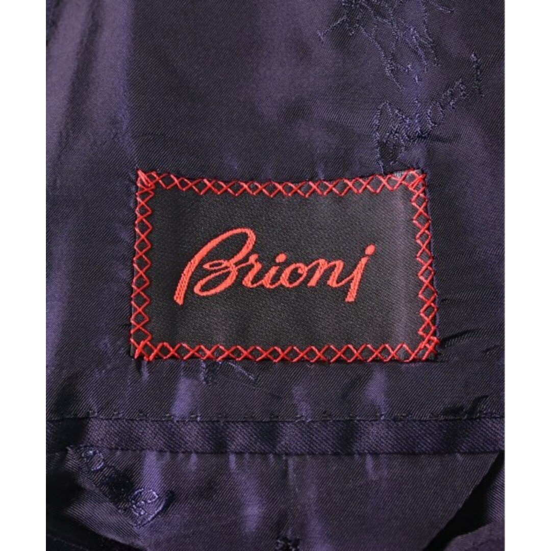 Brioni(ブリオーニ)のBrioni ブリオーニ テーラードジャケット 50(XL位) 紺 【古着】【中古】 メンズのジャケット/アウター(テーラードジャケット)の商品写真