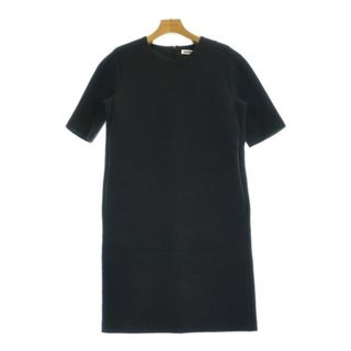 ジルサンダー(Jil Sander)のJIL SANDER ジルサンダー ワンピース 34(XXS位) 濃紺 【古着】【中古】(ひざ丈ワンピース)