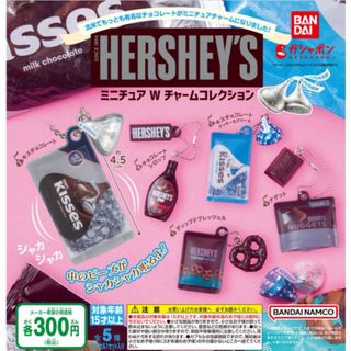 HERSHEY'S ミニチュアWチャームコレクション　全5種セット(キャラクターグッズ)