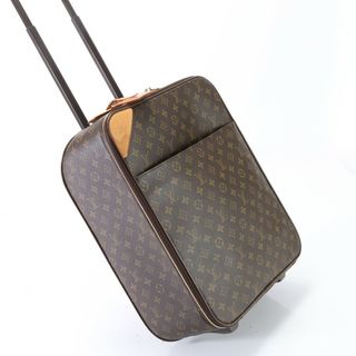 LOUIS VUITTON - ルイヴィトン モノグラム ペガス45 M23293 レザー スーツケース キャリーケース バッグ 出張 旅行 機内持ち込み可 メンズ EFM S19-3