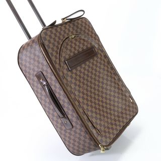 ルイヴィトン(LOUIS VUITTON)のルイヴィトン ダミエ ペガス55 N23294 レザー スーツケース キャリーケース ボストン バッグ 出張 旅行 トランク メンズ EFM S19-4(トラベルバッグ/スーツケース)