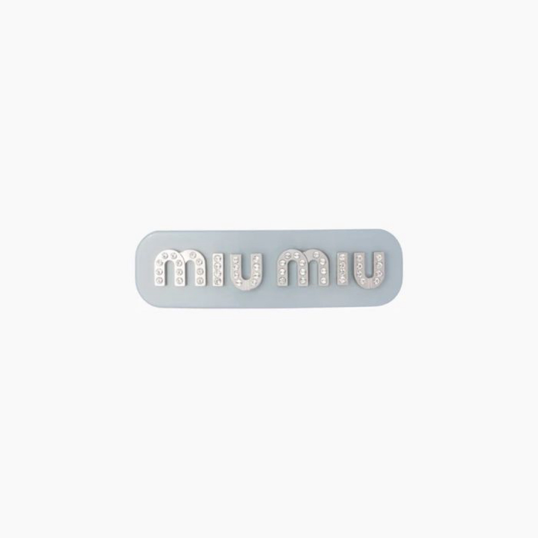 miumiu(ミュウミュウ)のMIUMIU ミュウミュウ プレックス メタル ヘアバレッタ ヘアクリップ レディースのヘアアクセサリー(バレッタ/ヘアクリップ)の商品写真