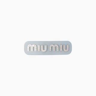 ミュウミュウ(miumiu)のMIUMIU ミュウミュウ プレックス メタル ヘアバレッタ ヘアクリップ(バレッタ/ヘアクリップ)