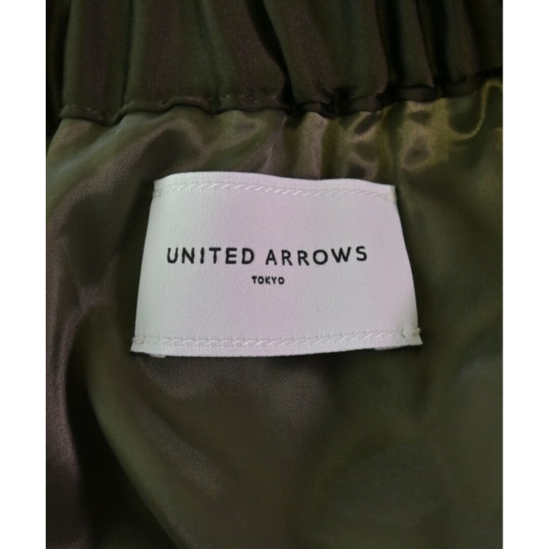 UNITED ARROWS(ユナイテッドアローズ)のUNITED ARROWS ロング・マキシ丈スカート 36(S位) 深緑 【古着】【中古】 レディースのスカート(ロングスカート)の商品写真