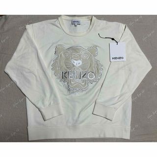 KENZO - ケンゾー タイガーロゴ 刺繍 グレー スウェット トレーナーの