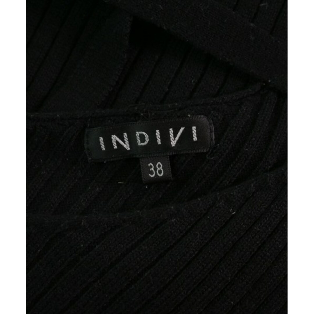 INDIVI(インディヴィ)のINDIVI インディヴィ ニット・セーター 38(M位) 黒 【古着】【中古】 レディースのトップス(ニット/セーター)の商品写真