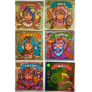 ビックリマン(bikkuriman（LOTTE）)のレスQ天女、聖華士、聖澄士、ジュピター坊、クロススター、Qコン 　まとめ売り(その他)