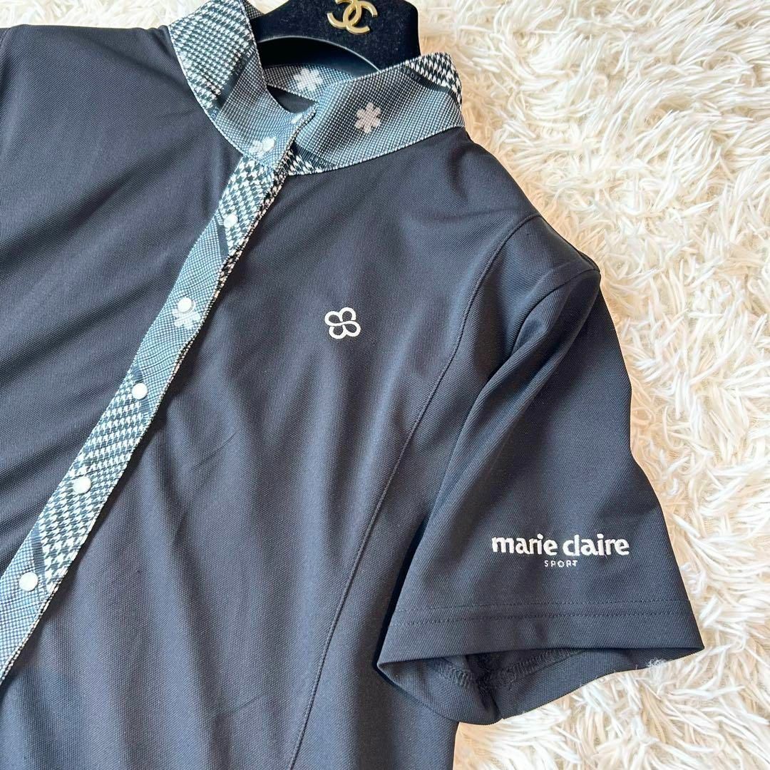 Marie Claire(マリクレール)の美品 マリクレール ゴルフウェア ワンピース 大きいサイズ 4L ブラック スポーツ/アウトドアのゴルフ(ウエア)の商品写真