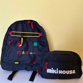 mikihouse - mikihouse マザーズバッグ　多機能　多収納　2way 黒　マルチカラー