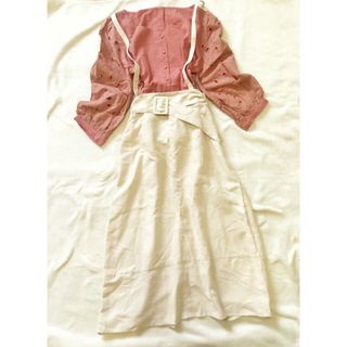 トッコクローゼット(TOCCO closet)の新品サロペットスカート トッコクローゼット ブラウス(シャツ/ブラウス(長袖/七分))