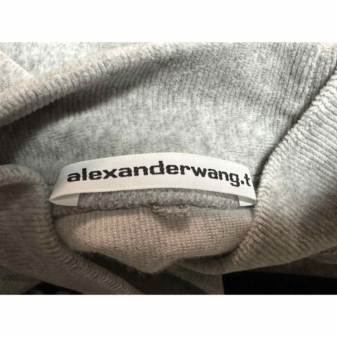 Alexander Wang(アレキサンダーワン)のALEXANDER WANG Long-Sleeve Crop Top Glay レディースのトップス(ニット/セーター)の商品写真