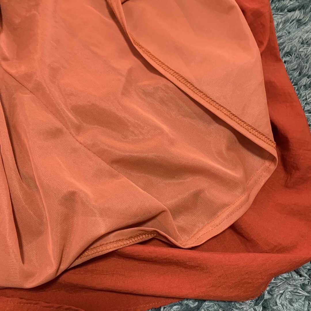NARU(ナル)のNARUファクトリー　オレンジロングスカート サイズ1 レディースのスカート(ロングスカート)の商品写真