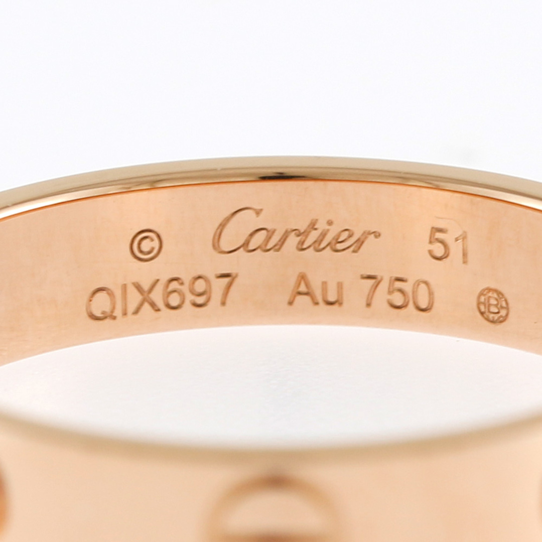 Cartier - カルティエ ミニラブ リング 指輪 11号 18金 K18ピンク 