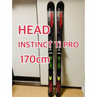 HEAD - HEAD ヘッド POWER INSTINCT Ti PRO スキー板 170の通販 HEAD - HEAD ヘッド POWER INSTINCT Ti PRO スキー板 170の通販