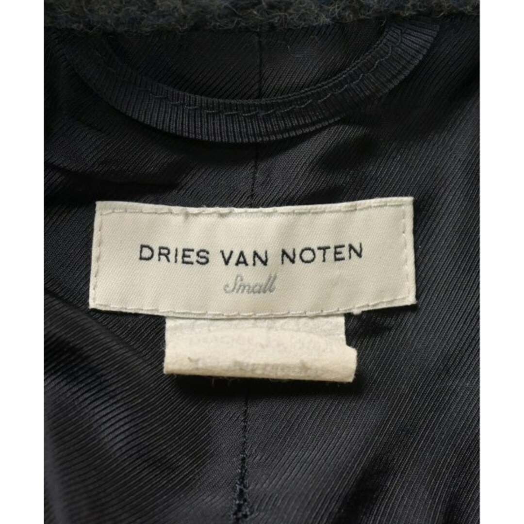 DRIES VAN NOTEN(ドリスヴァンノッテン)のDRIES VAN NOTEN コート（その他） S グレーx紺(チェック) 【古着】【中古】 メンズのジャケット/アウター(その他)の商品写真