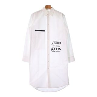 ジルサンダー(Jil Sander)のJIL SANDER ジルサンダー カジュアルシャツ 38(S位) 白 【古着】【中古】(シャツ)