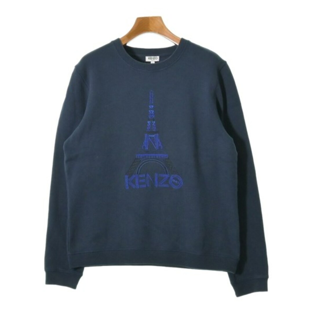 KENZO(ケンゾー)のKENZO ケンゾー スウェット -(M位) 紺 【古着】【中古】 レディースのトップス(トレーナー/スウェット)の商品写真