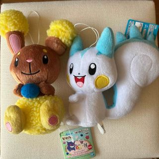 ポケモン(ポケモン)のミミロル、パチリス　ミニぬいぐるみセット(ぬいぐるみ)