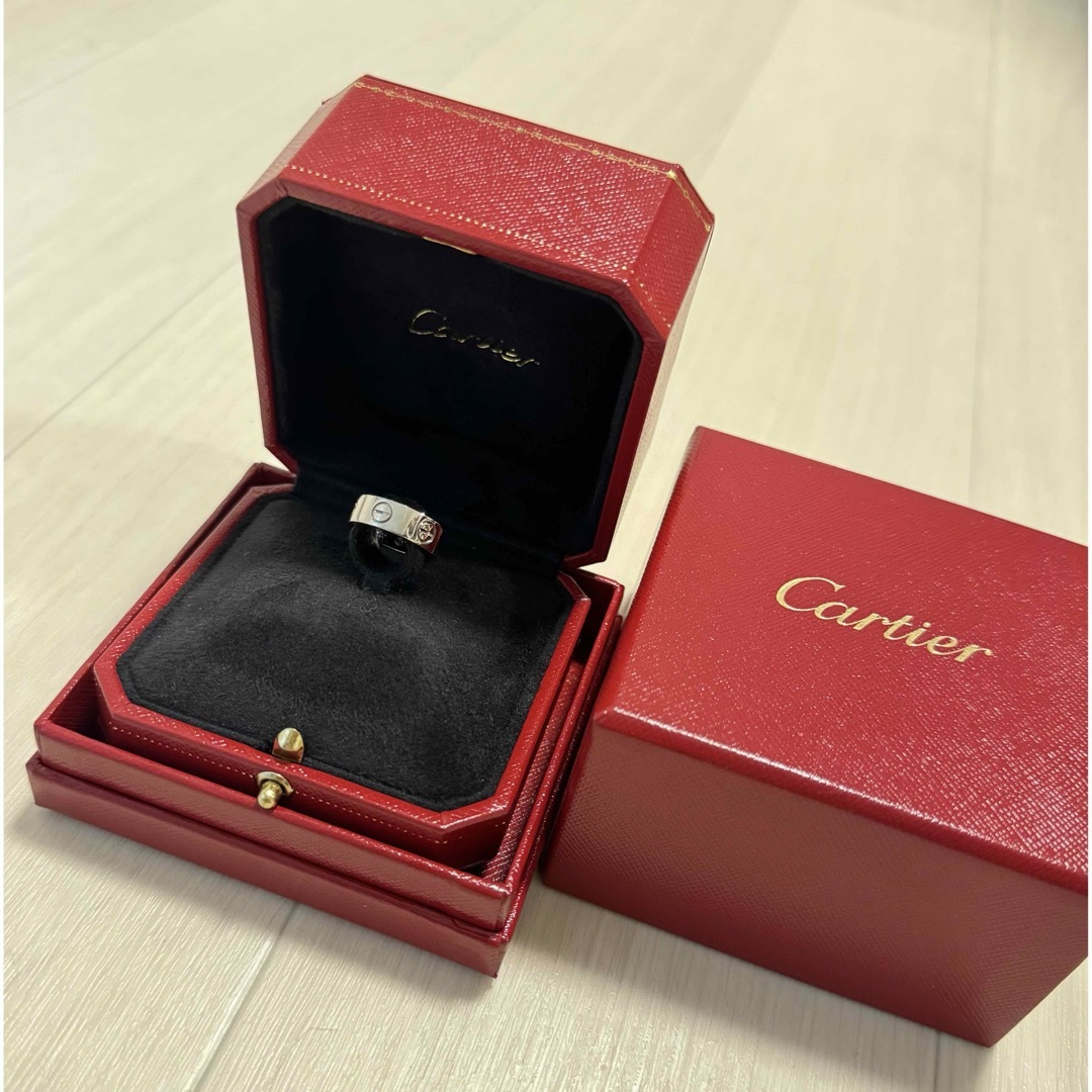 Cartier(カルティエ)のCartier カルティエ ミニラブリング K18WG750WGホワイトゴールド レディースのアクセサリー(リング(指輪))の商品写真