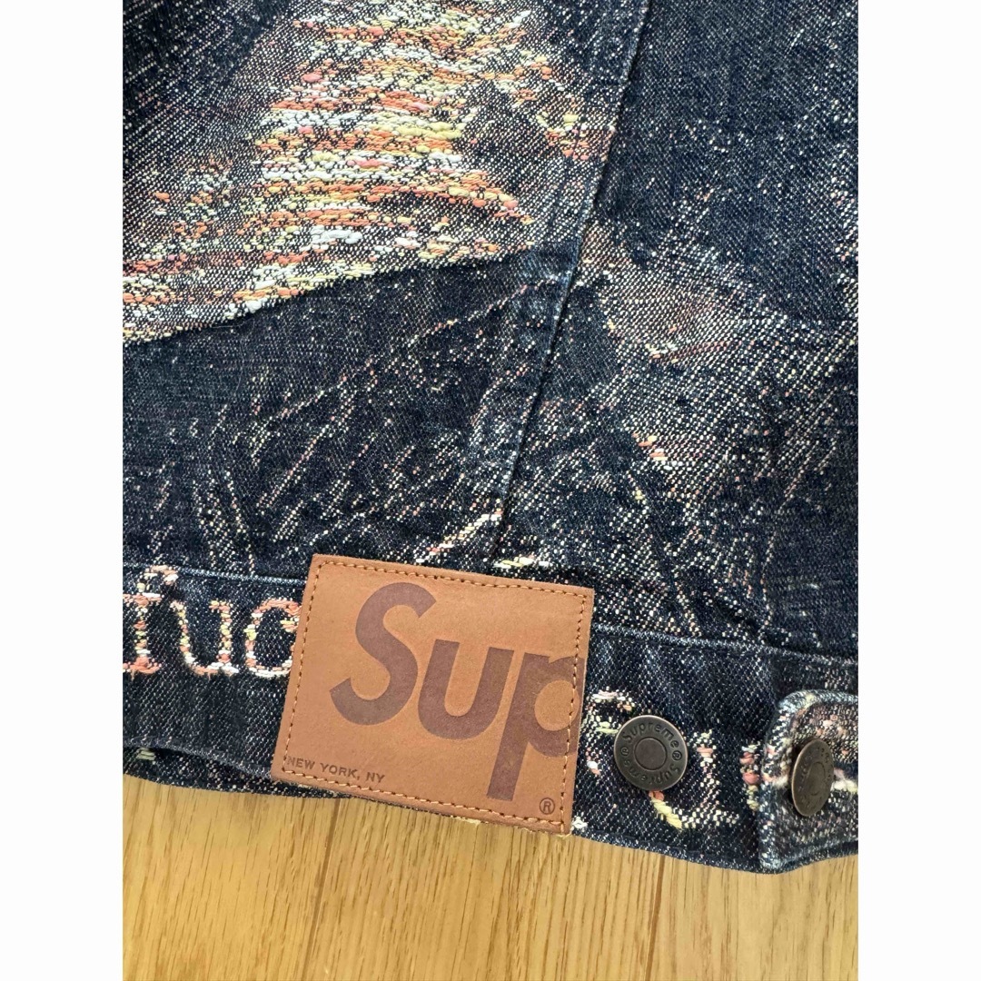 Supreme(シュプリーム)のSupreme Archive Denim Jacquard Trucker メンズのジャケット/アウター(Gジャン/デニムジャケット)の商品写真