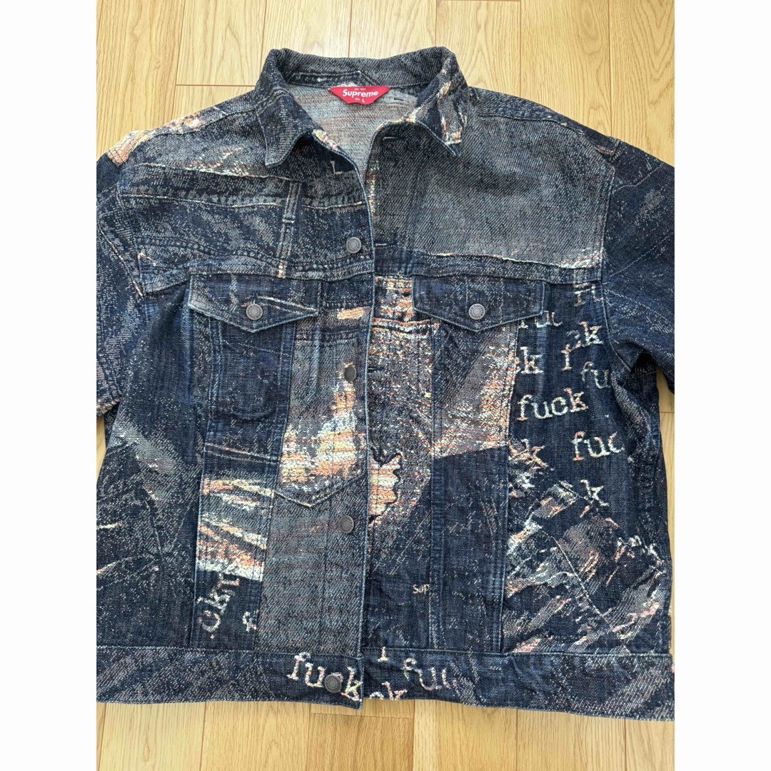 Supreme(シュプリーム)のSupreme Archive Denim Jacquard Trucker メンズのジャケット/アウター(Gジャン/デニムジャケット)の商品写真