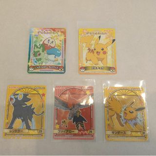 ポケモン(ポケモン)の【丸美屋】ポケモンカレーシール5枚(その他)