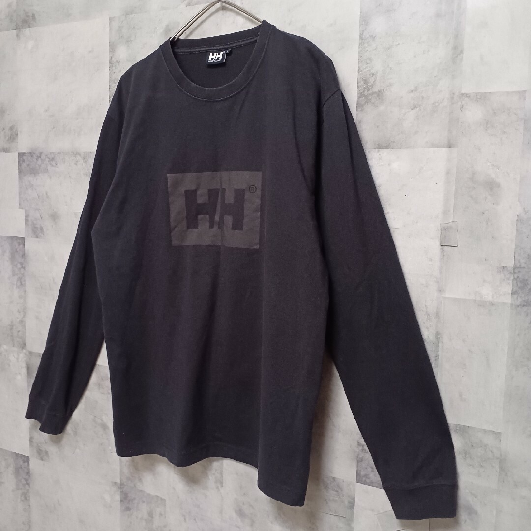 HELLY HANSEN(ヘリーハンセン)のHELLYHANSEN ヘリーハンセン メンズ ロンT ブラック L アウトドア メンズのトップス(Tシャツ/カットソー(七分/長袖))の商品写真