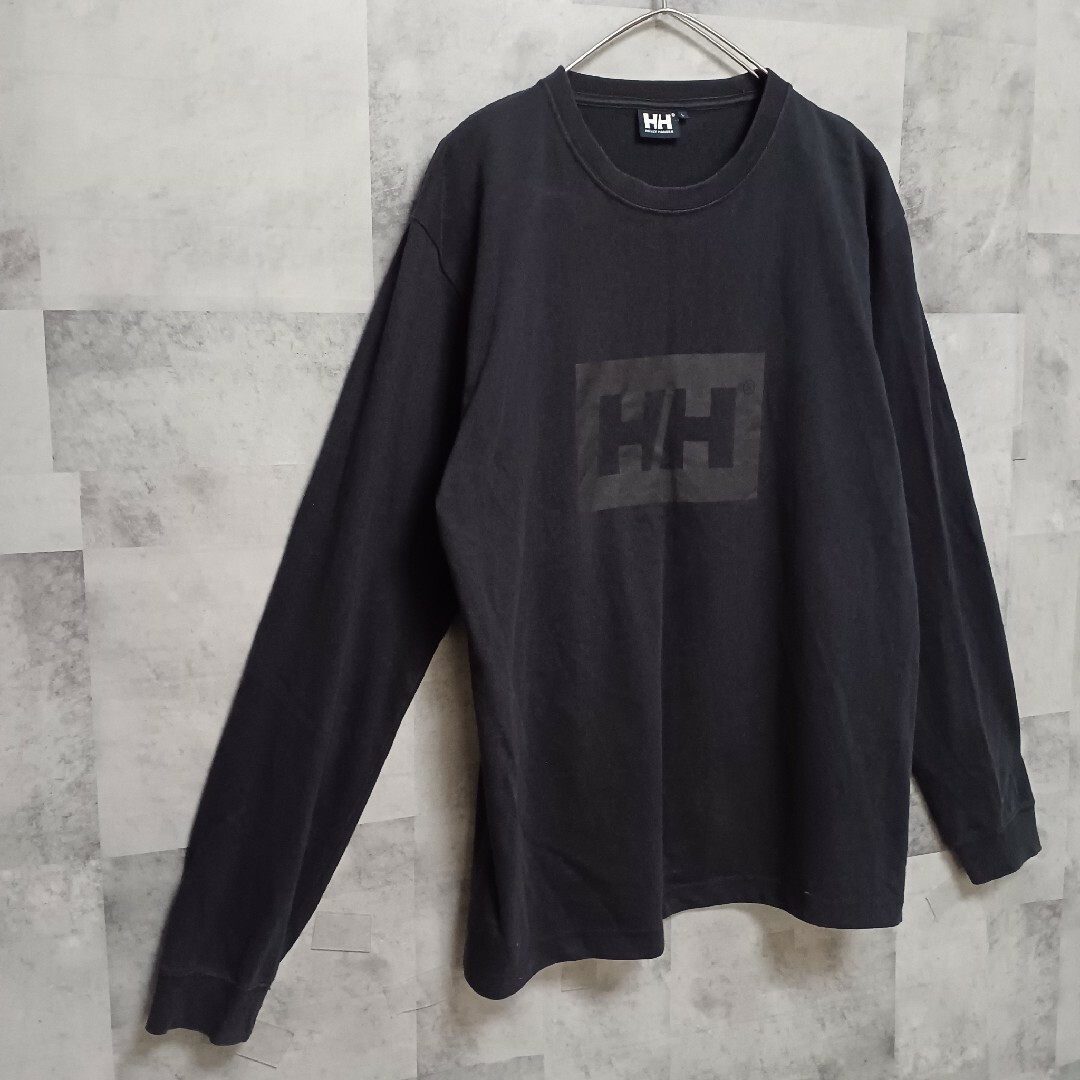 HELLY HANSEN(ヘリーハンセン)のHELLYHANSEN ヘリーハンセン メンズ ロンT ブラック L アウトドア メンズのトップス(Tシャツ/カットソー(七分/長袖))の商品写真