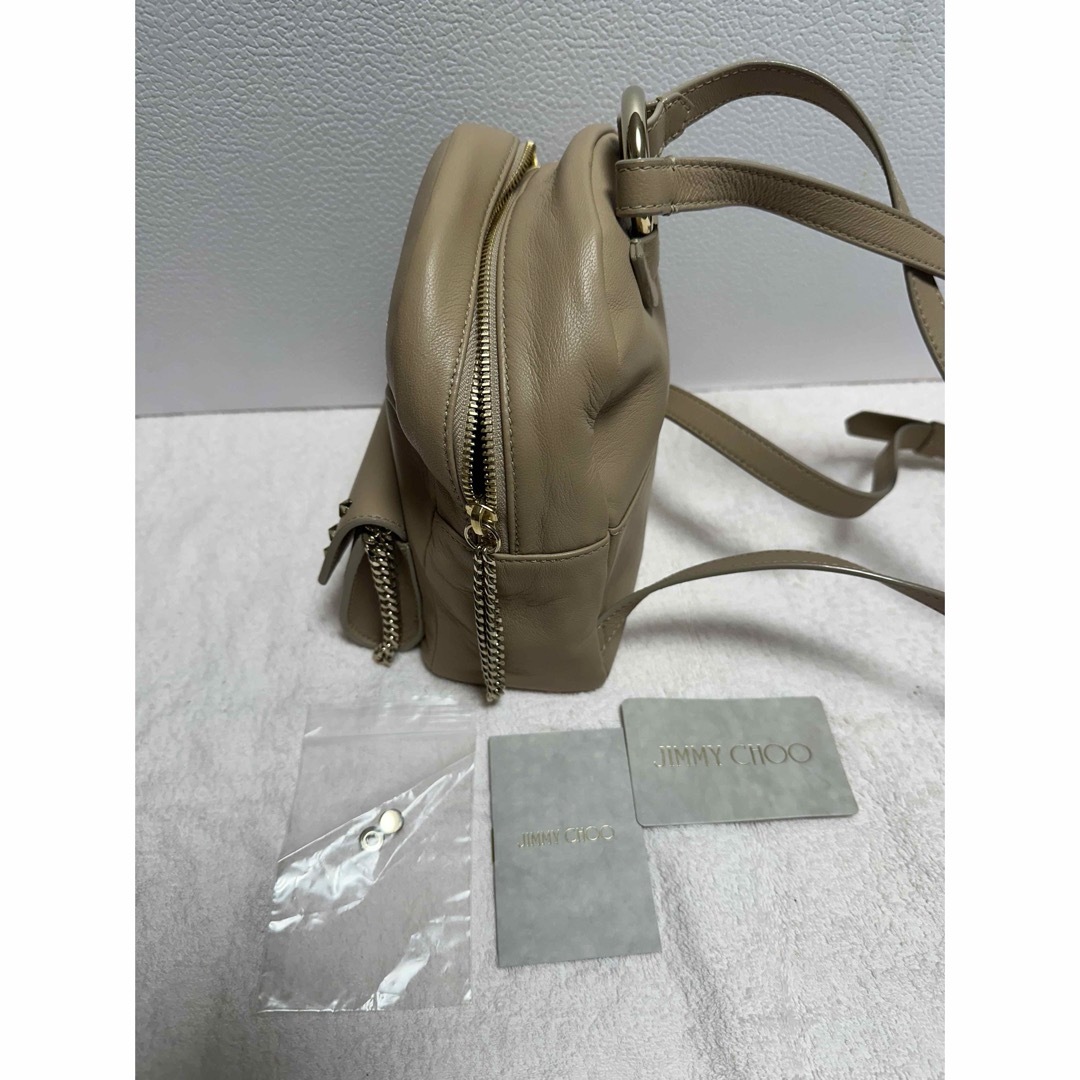 JIMMY CHOO(ジミーチュウ)の【超美品】Jimmy Choo リュック　カバン　 レディースのバッグ(リュック/バックパック)の商品写真