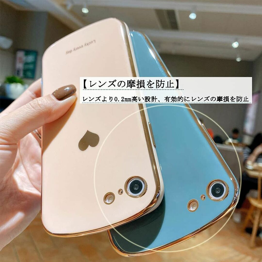 【色: ピンク】JOOBOY iPhone8 / 7 / SE ケース 第2/3 スマホ/家電/カメラのスマホアクセサリー(その他)の商品写真