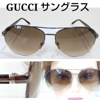 グッチ(Gucci)のGUCCI サングラス ティアドロップ ダブルブリッジ GG2222 GM9(サングラス/メガネ)