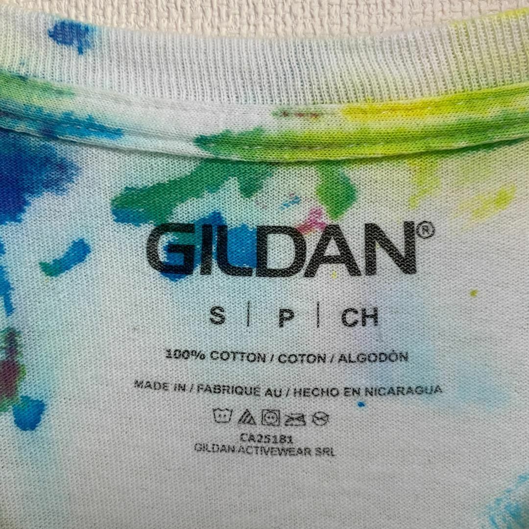 GILDAN(ギルタン)のアメリカ古着　タイダイ　半袖　Tシャツ　リメイク　ハンドメイド　後染め　P139 メンズのトップス(Tシャツ/カットソー(半袖/袖なし))の商品写真