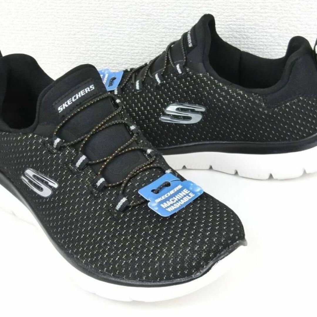 SKECHERS(スケッチャーズ)の訳あり スケッチャーズ 超軽量スリッポン 左22.5cm 右24cm【1212】 レディースの靴/シューズ(スニーカー)の商品写真