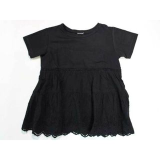 ポンポネット(pom ponette)の☆ポンポネット/pom ponette☆150cm 半袖カットソー/半袖Tシャツ 黒 【中古】子供服 キッズ kids ジュニア 女の子 夏 124032 tops(Tシャツ/カットソー)