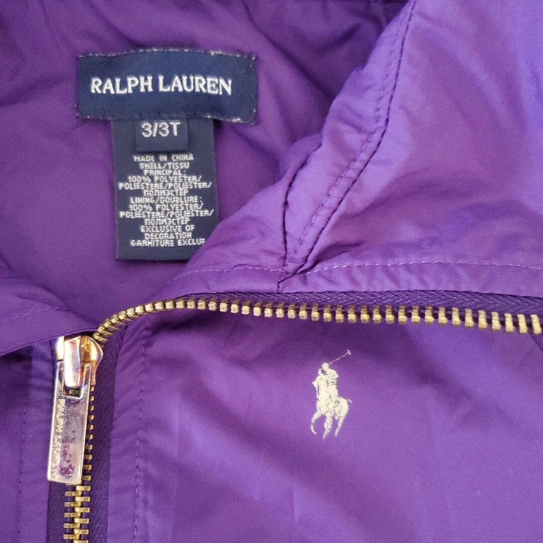 Ralph Lauren(ラルフローレン)の値下げ　美品☆Ralph Lauren　パーカー3T キッズ/ベビー/マタニティのキッズ服女の子用(90cm~)(ジャケット/上着)の商品写真