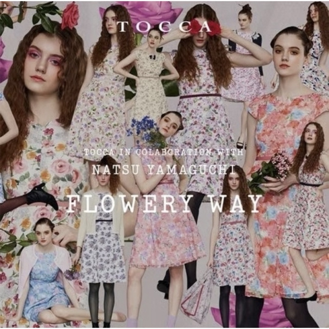 TOCCA(トッカ)の✨美品✨TOCCA✨ROSE GARDEN✨店舗限定✨ワンピース✨2サイズ✨ レディースのワンピース(ひざ丈ワンピース)の商品写真