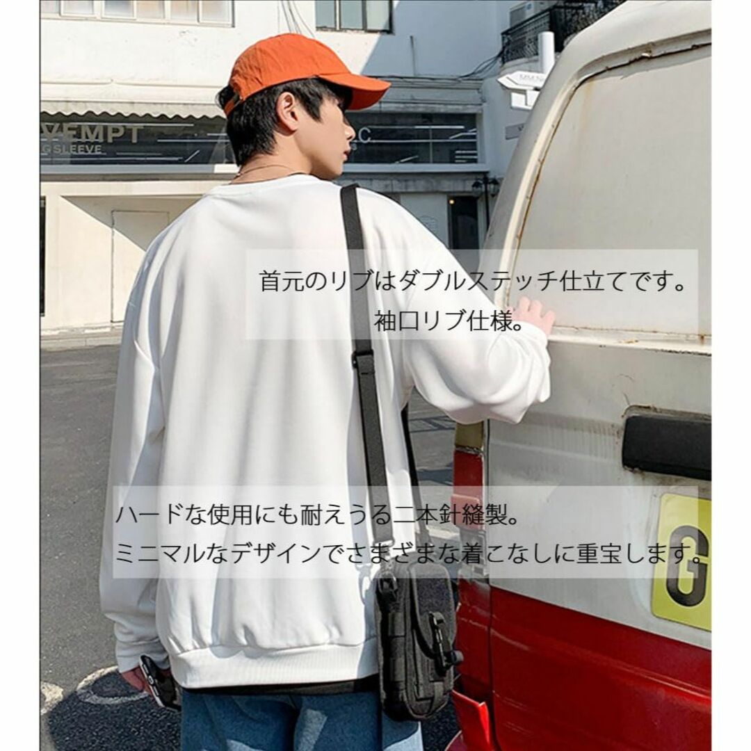 [Xiaoyu] トレーナー メンズ 秋服 長袖tシャツ メンズ 大きい サイズ メンズのファッション小物(その他)の商品写真