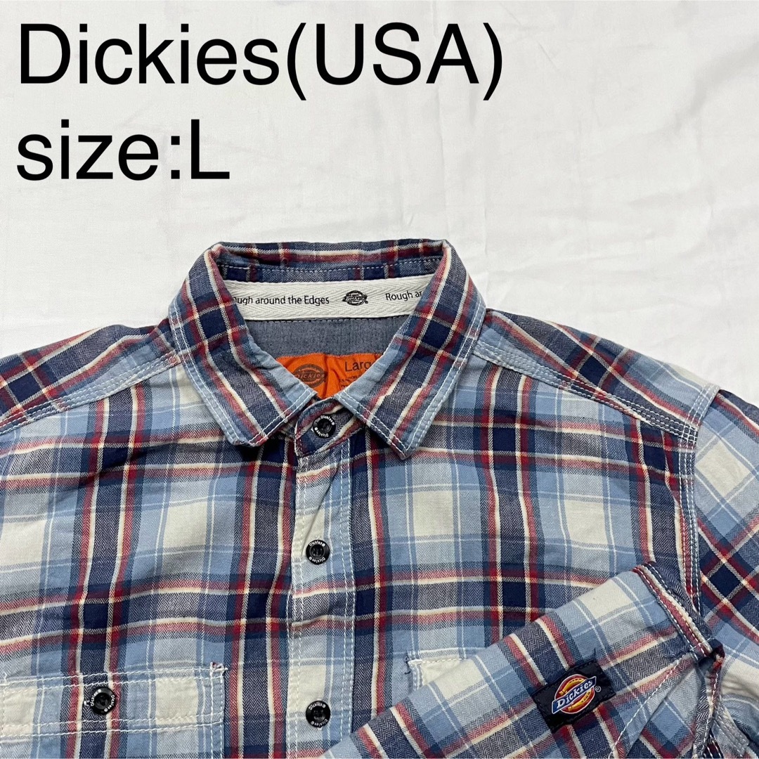 Dickies(ディッキーズ)のDickies(USA)ビンテージコットンQSチェックシャツ メンズのトップス(シャツ)の商品写真