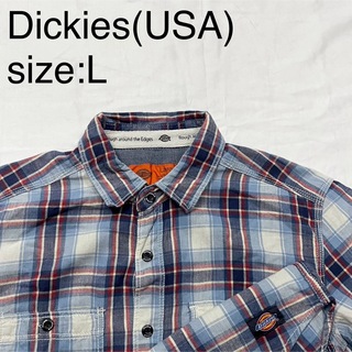 ディッキーズ(Dickies)のDickies(USA)ビンテージコットンQSチェックシャツ(シャツ)