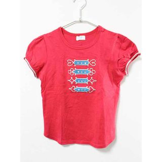 シャーリーテンプル(Shirley Temple)の《シャーリーテンプル/Shirley Temple》160cm 半袖Tシャツ/半袖カットソー 赤【中古】子供服 キッズ kids ジュニア 女の子 夏 915032 tops(Tシャツ/カットソー)