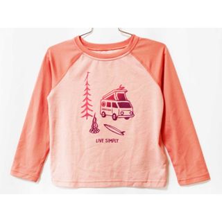 パタゴニア(patagonia)の【春物 新入荷!】[パタゴニア/Patagonia]100cm キャプリーン・シルクウエイト・Tシャツ/長袖Tシャツ/長袖カットソー/ロンT ピンク 水陸両用 プール 水遊び アウトドア【中古】子供服 キッズ kids 女の子 春夏 tops 803042(Tシャツ/カットソー)