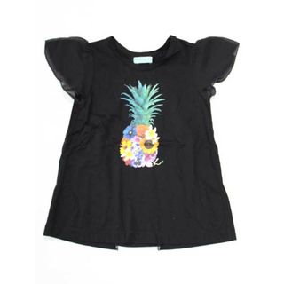 ハッカ(HAKKA)の☆ハッカキッズ/HAKKA kids☆120cm 半袖Tシャツ/半袖カットソー 黒 【中古】子供服 キッズ kids 女の子 夏 906032 tops(Tシャツ/カットソー)