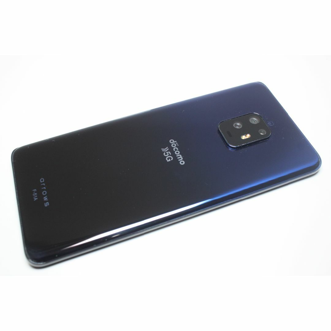 富士通(フジツウ)の【SIMロック解除済】arrows 5G/128GB/F-51A ⑥ スマホ/家電/カメラのスマートフォン/携帯電話(スマートフォン本体)の商品写真