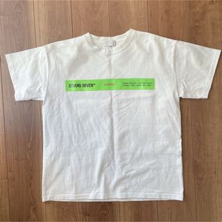 サンダイメジェイソウルブラザーズ(三代目 J Soul Brothers)のSTUDIO SEVENスタジオセブン　Tシャツ　半袖　白ホワイト　Sサイズ(Tシャツ/カットソー(半袖/袖なし))