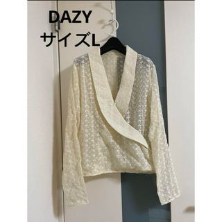 デイジークレア(DazyClair)のDAZY サイズL 刺繍ブラウス長袖(シャツ/ブラウス(長袖/七分))