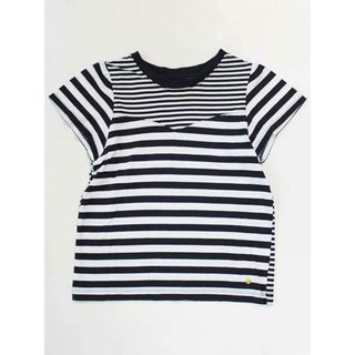 kate spade new york - ☆ケイトスペードニューヨーク/kate spade new york kids☆130cm 半袖カットソー/半袖Tシャツ 紺×白 【中古】子供服 キッズ kids 女の子 夏 625032 tops