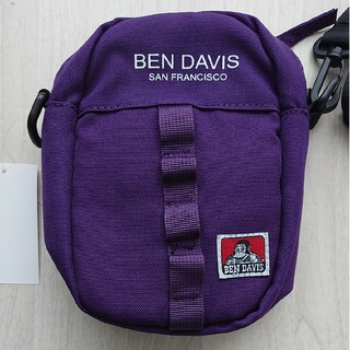 ベンデイビス(BEN DAVIS)の【新品未使用】BEN DAVIS ミニスマホショルダーバッグ 紫 ベンディビス(ショルダーバッグ)
