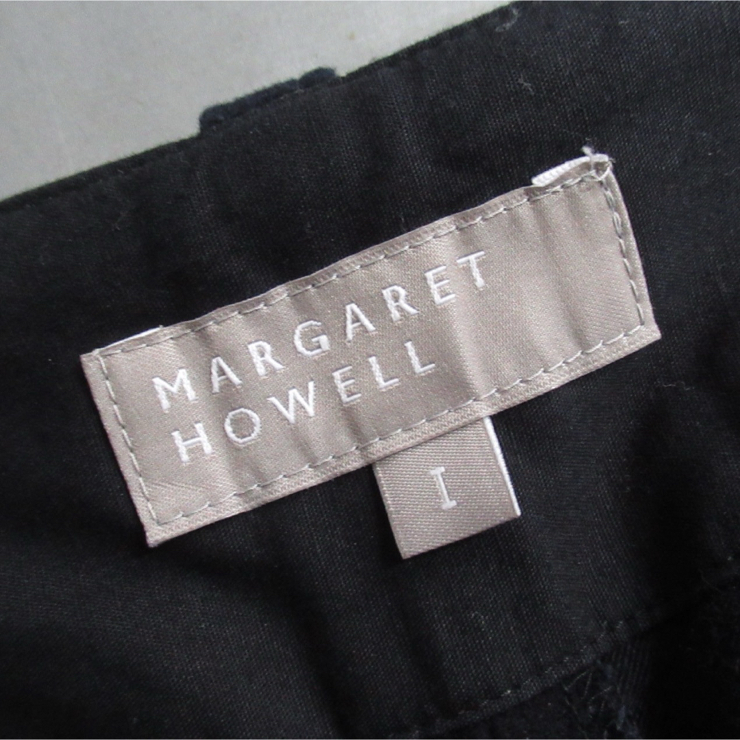 MARGARET HOWELL(マーガレットハウエル)のMARGARET HOWELL コットン ワイド パンツ スラックス ボトムス レディースのパンツ(カジュアルパンツ)の商品写真