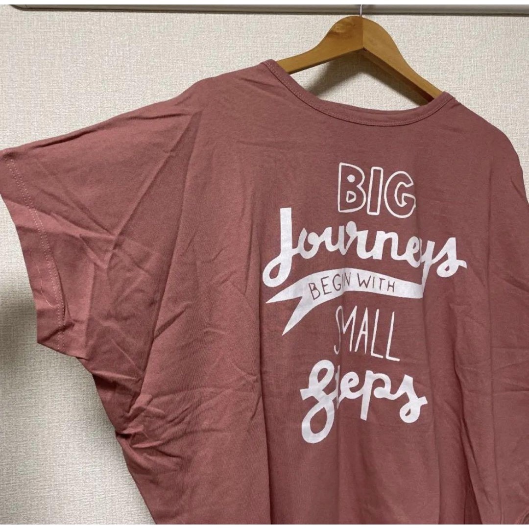 新品タグ付き♡コットン♡ドルマンBIGTシャツ レディースのトップス(Tシャツ(半袖/袖なし))の商品写真